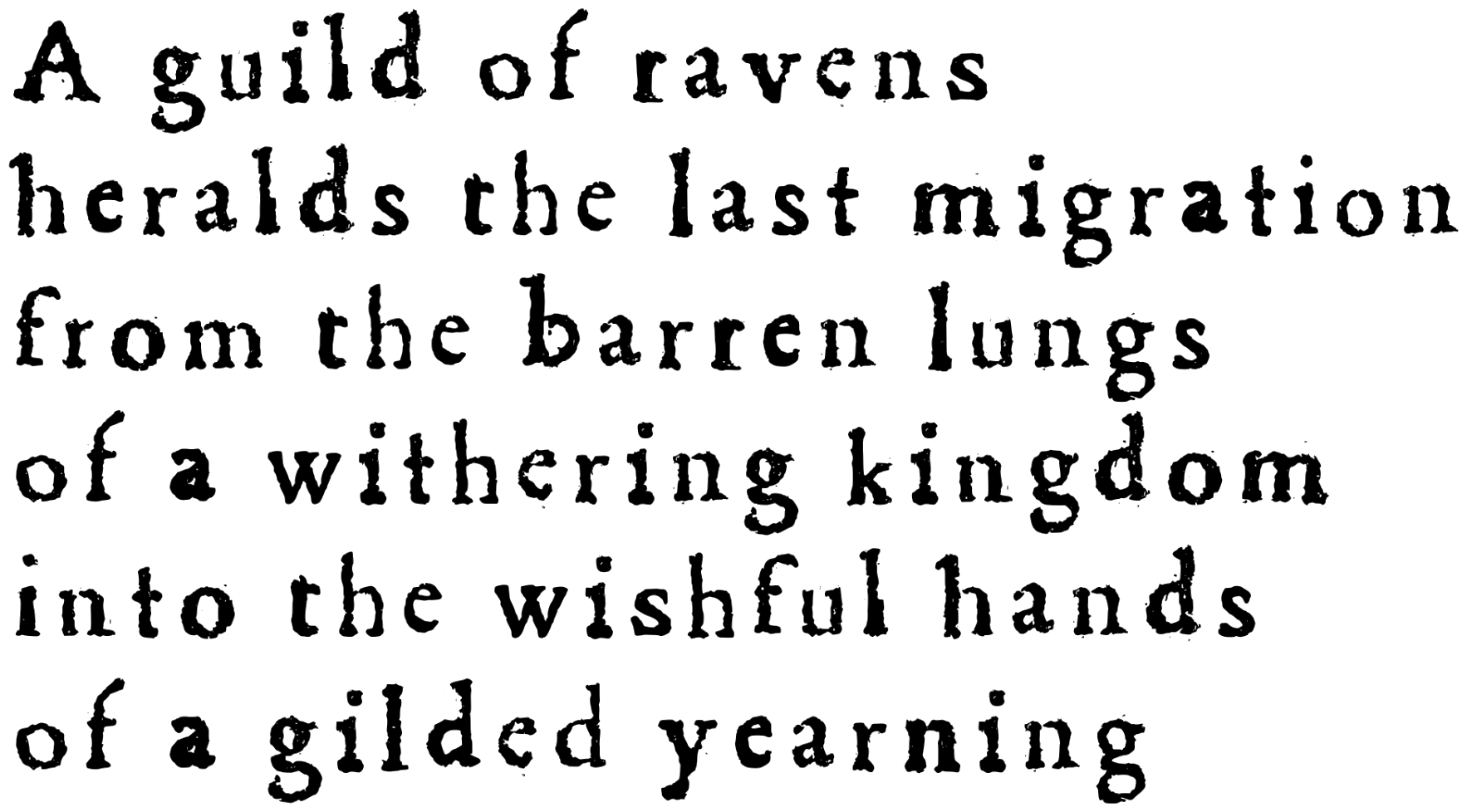 Exodus — handwritten on aged parchment