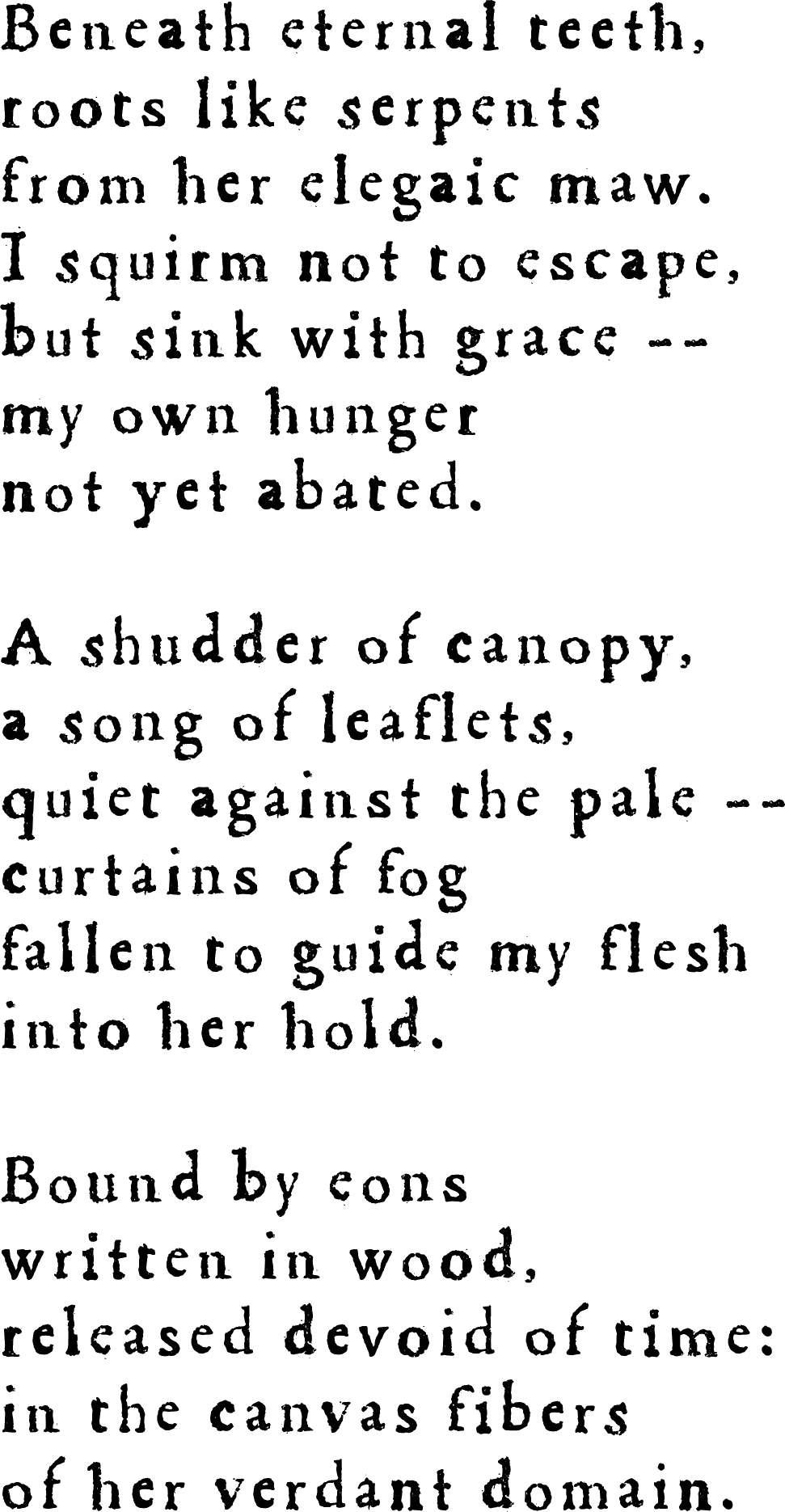 Afterhere — handwritten on aged parchment