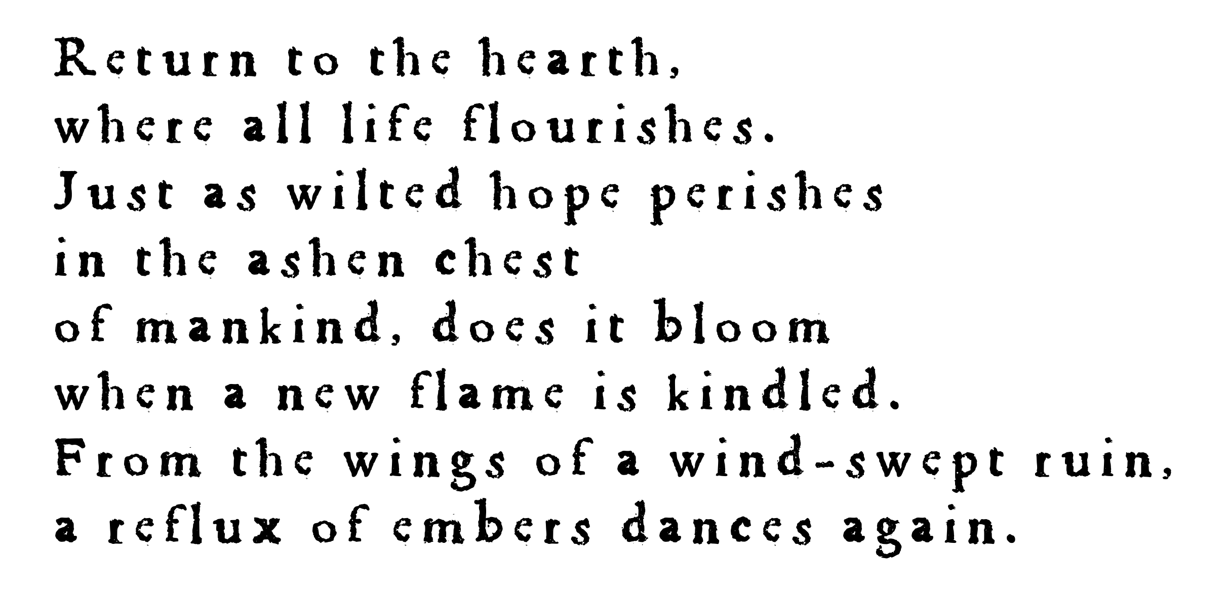 Cupola — handwritten on aged parchment