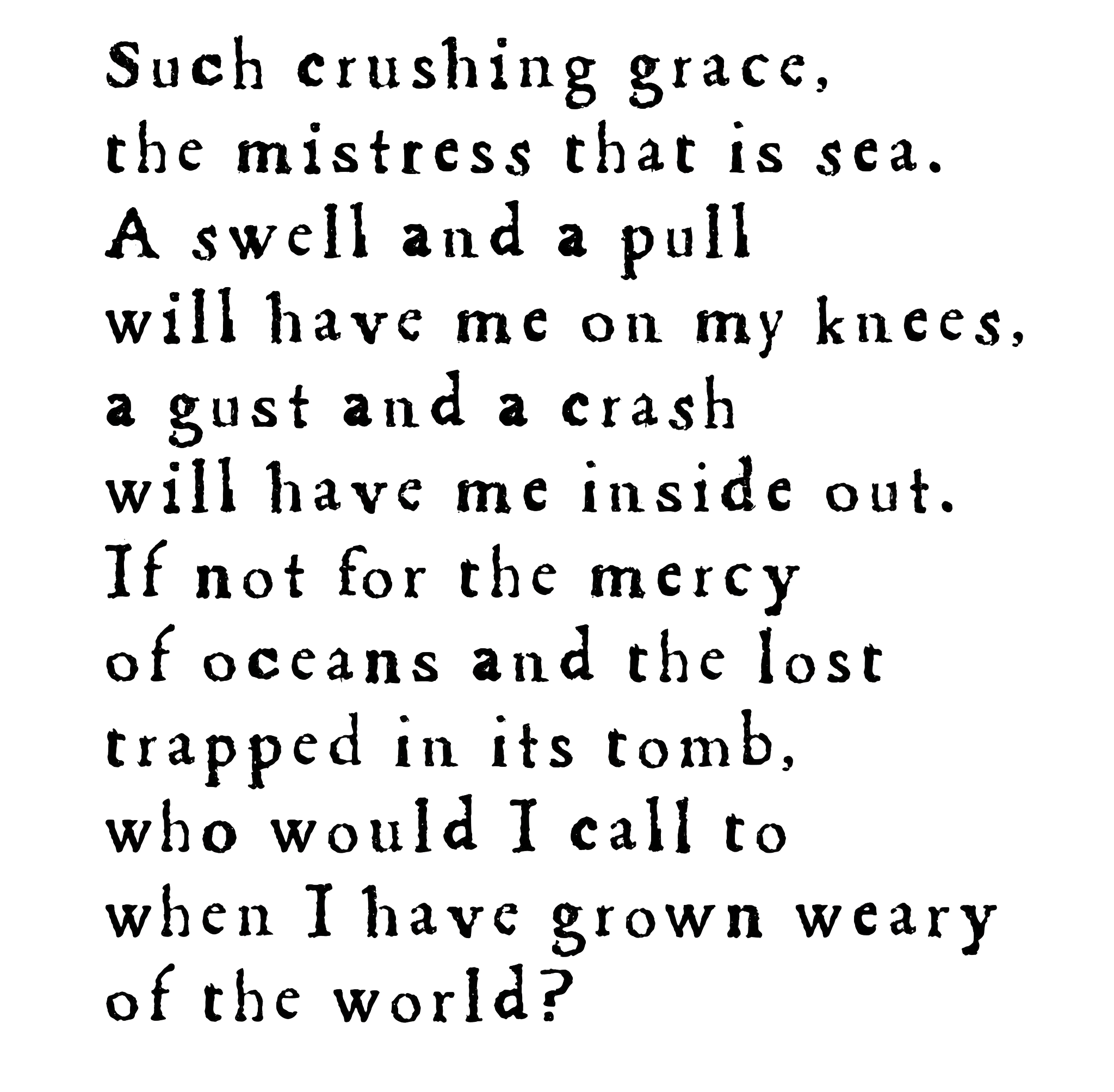 The Sailor's Lament — handwritten on aged parchment